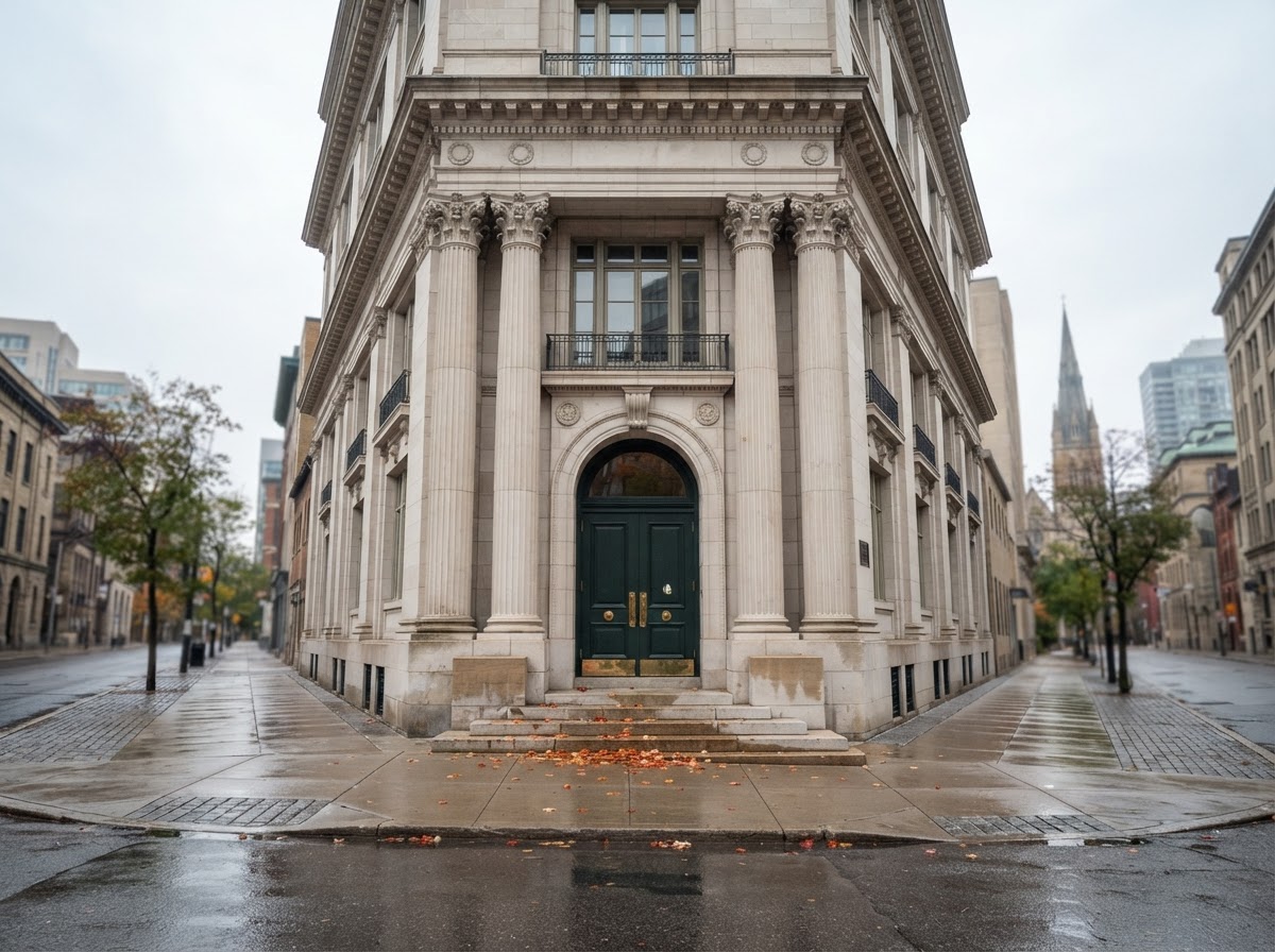 The firm's limestone heritage building on King Street West